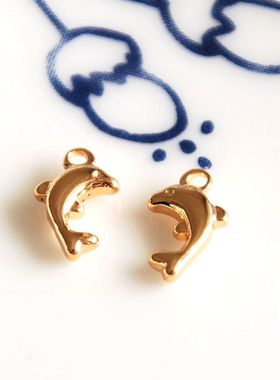 diy美国玫瑰金手工配饰吊坠