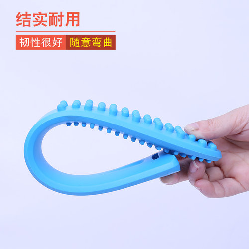 硅胶经络养生拍拍打拍痧板拍砂掌按摩棒健康按摩锤槌健身引痧家用 - 图2