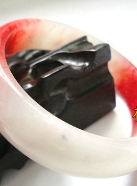 鸡血石复古玉手镯惊心若曦同款