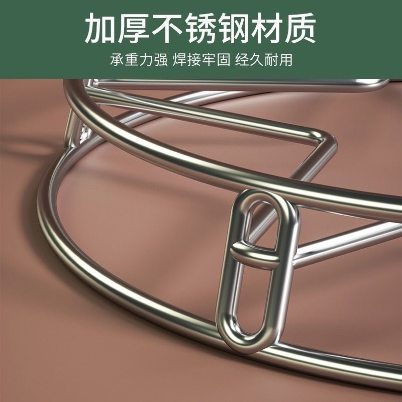 特厚加固不锈钢厨房防烫隔热锅架锅具放锅架子收纳置物架灶台盖板 - 图1