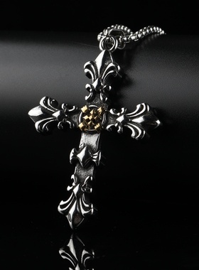 欧美外贸跨境饰品新款十字花男