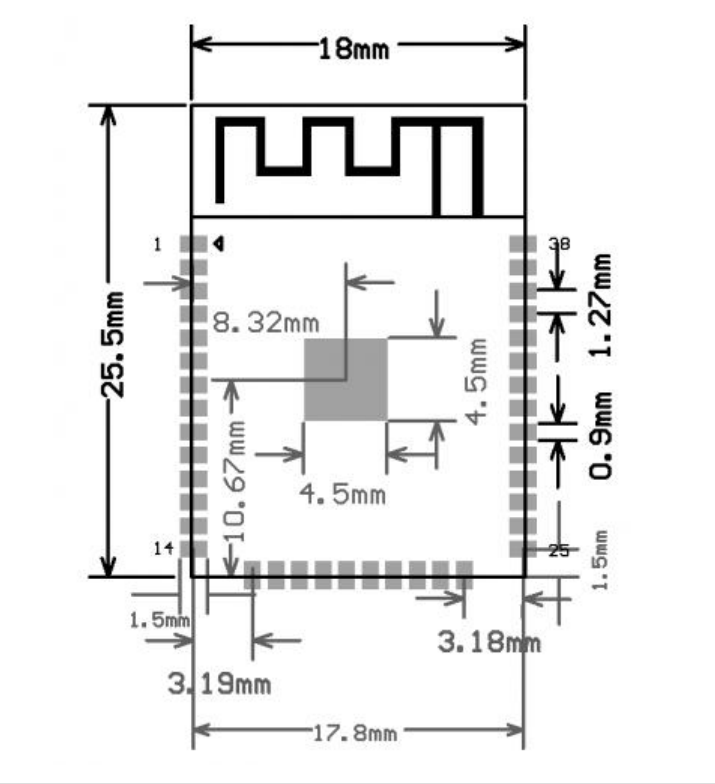 ESP32模块WiFi蓝牙双模双核CPU ESP32-WROOM-32/32D/32U - 图2