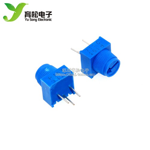 3386P-1-103 503顶调带帽子 10K 50K 精密可调电位器 3386电位器 - 图0