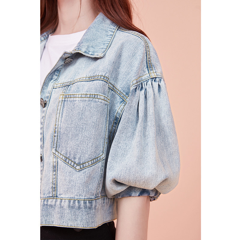 阿卡牛仔短款2020年初秋新款短外套 artka短外套