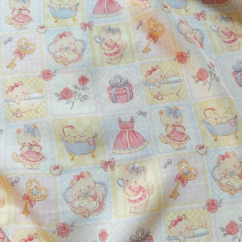 设计师款全棉8安帆布高密拼布兔子洗澡猫咪包包外套桌布手工数码,淘宝优惠券,粉丝福利购,淘宝优惠卷