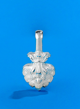 S925纯银摩尼宝计数卡子纯银卡子配件记数卡子手拨手串夹子2.9cm