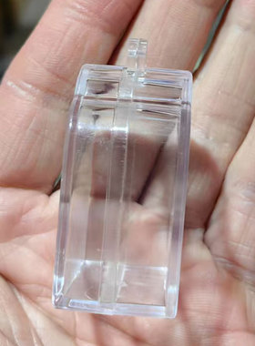 亚克力吊坠嘎乌装饰盒可装男女随身2寸佛像透明外壳5*3.3cm