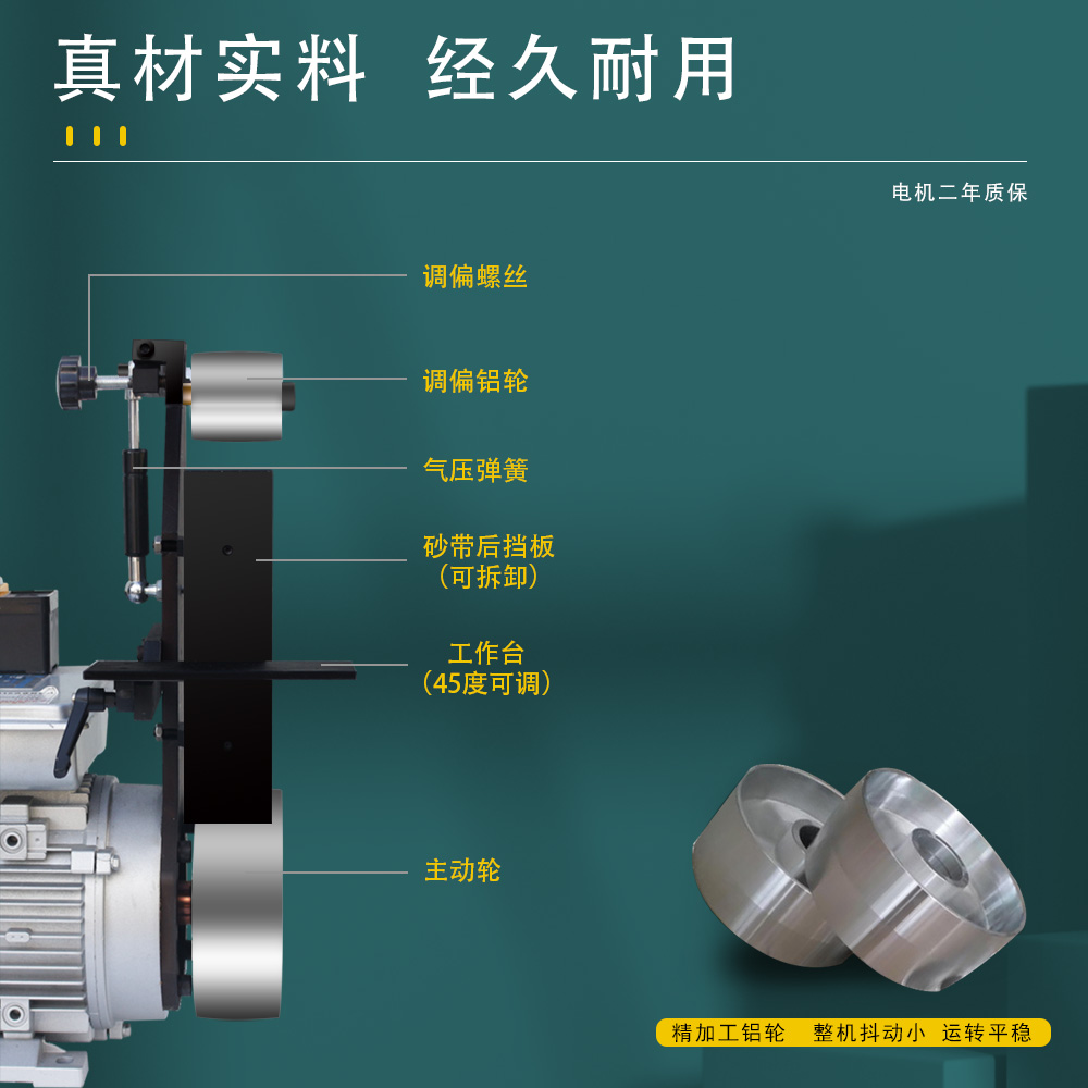 915砂带机小型台式家用立式工业级多功能抛光打磨机磨刀机去毛刺