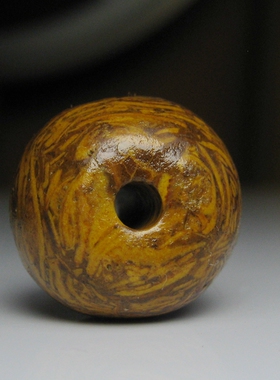 千年老海底堆积物化时珠12.5mm