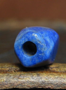 老青金石方棱管珠6.5-7.2mm