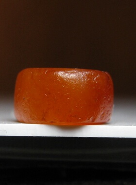 高古老红玛瑙直切珠8mm