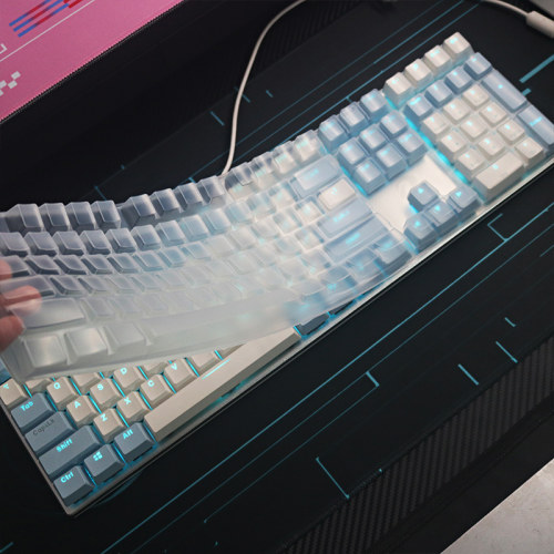 达尔优合金板3 2 1代108键87游戏104防尘ek815 EK820机械键盘保护膜EK807 ek925套ek812 DK100防水罩软硅胶垫 - 图0