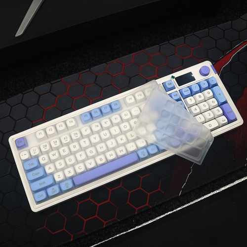 天翅键盘膜适合狼途L15 L98 PRO键盘保护膜LS99 LX980凹凸硅胶LT520防尘保护套机械键盘罩子L-V98全覆盖 - 图2