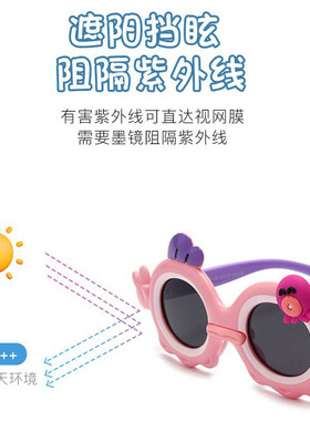 2025新款卡通可爱硅胶墨镜