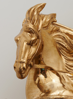 法式别墅书房全铜拿破仑装饰摆件