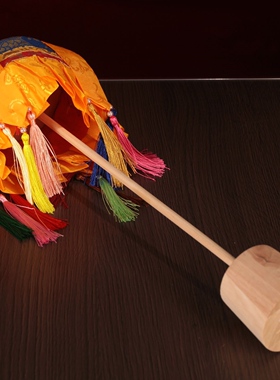 藏式佛堂装饰帷幔供奉彩色龙纹胜利幢带穗胜幢番幢幡宝幢家用用品