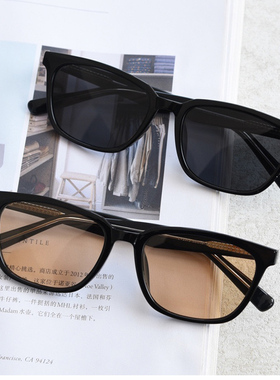 MSPACE偏光墨镜猫眼板材百搭