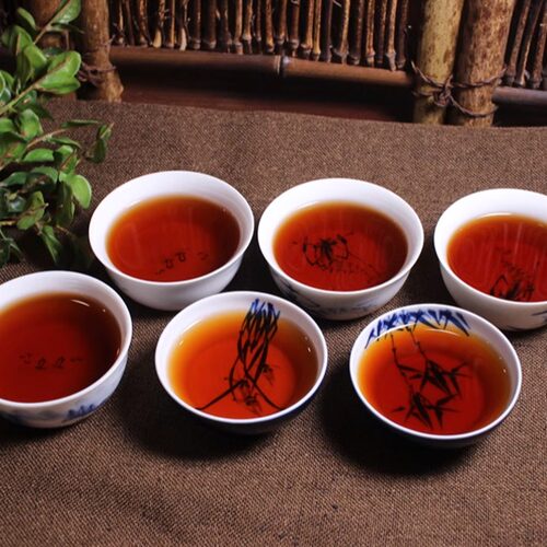 黑茶梧州茶厂1970年遗留木香参香味幽兰香六堡茶配罐装 - 图2