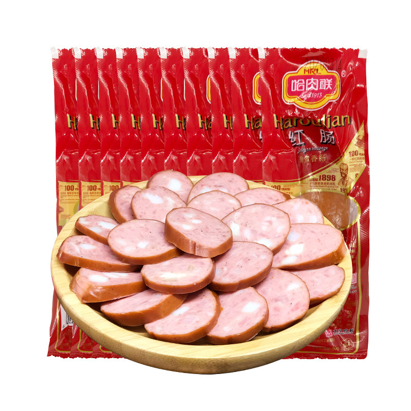 哈肉联小包装即食熟食黑龙江红肠 绿知源食品猪肉类