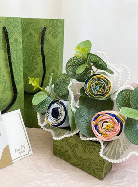 教师节礼物女老师2026新款手工diy实用创意礼品送幼儿园丝巾花束
