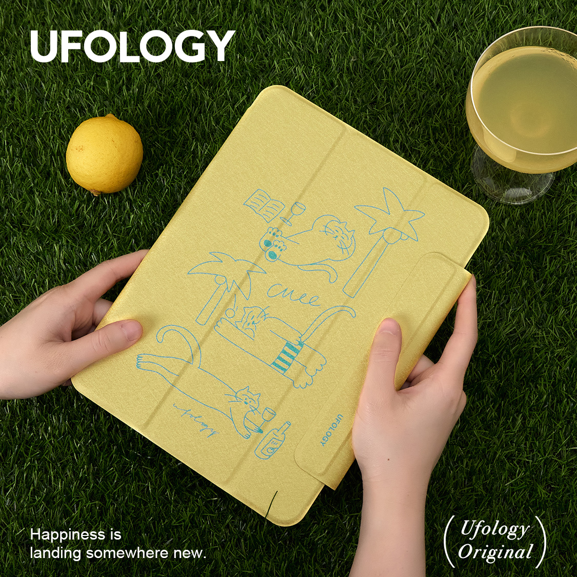 Ufology原创全包适用ipadpro2021平板保护套ipadair5壳ipad9绿色air4双面磁吸2022春夏mini6笔槽2020/2018 - 图1