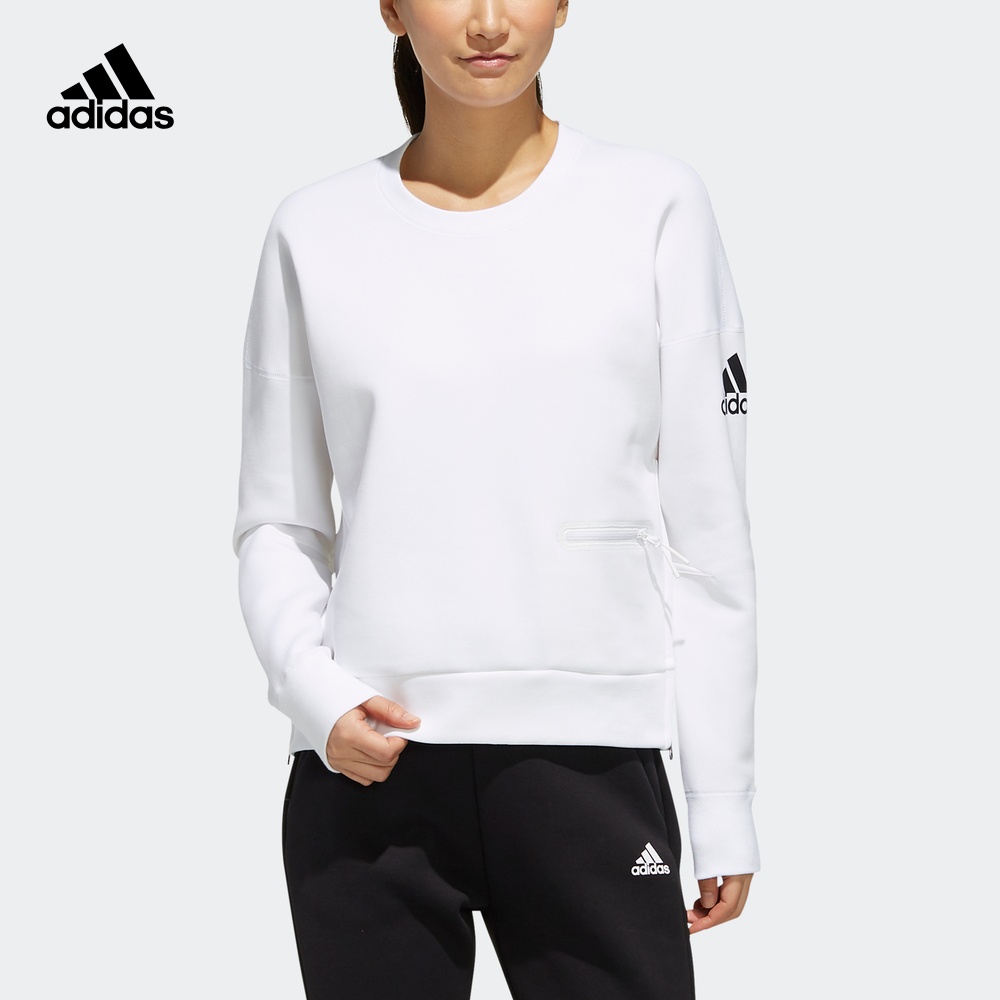 Adidas official website adidas women's sports style plaid sweater FM9295 FM9297 FN2317