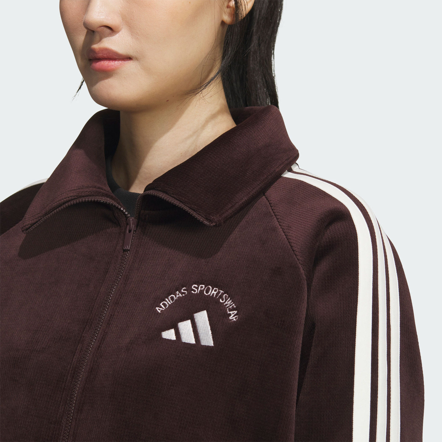 透湿保暖加绒华夫格立领夹克外套女秋冬adidas阿迪达斯轻运动,淘宝优惠券,粉丝福利购,淘宝优惠卷