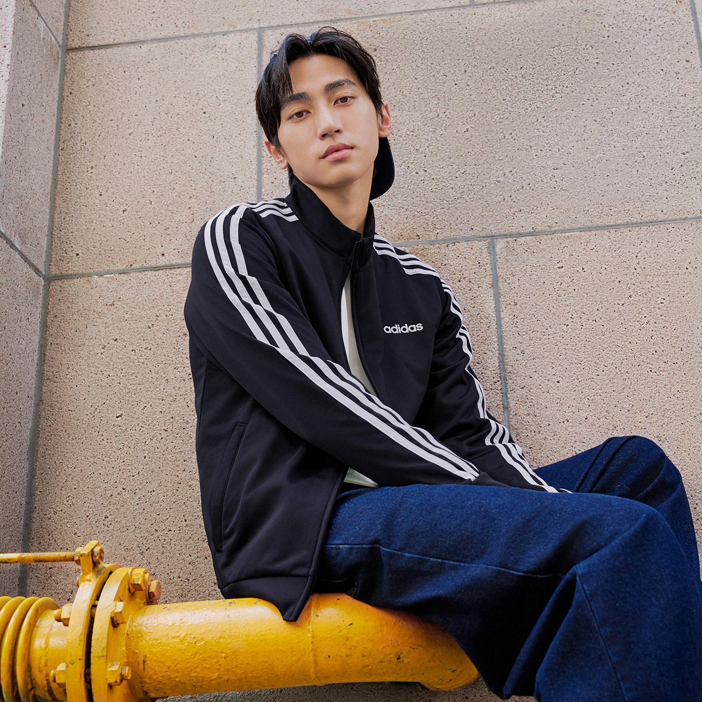 休闲舒适三条纹立领夹克外套男装秋季adidas阿迪达斯官方轻运动,淘宝优惠券,粉丝福利购,淘宝优惠卷