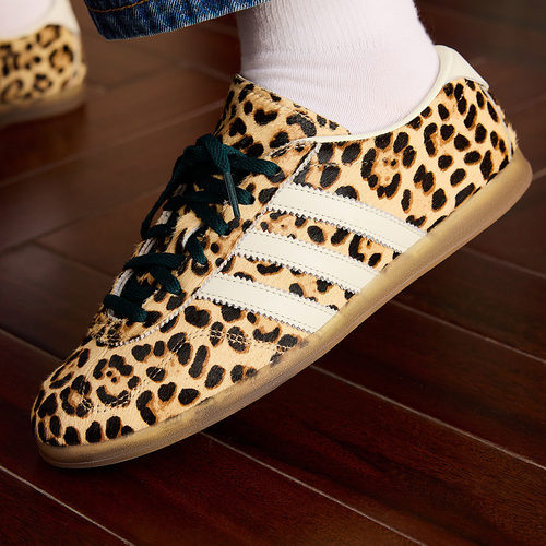 T头鞋 GAZELLE LO PRO豹纹薄底板鞋德训鞋adidas阿迪达斯三叶草 - 图3