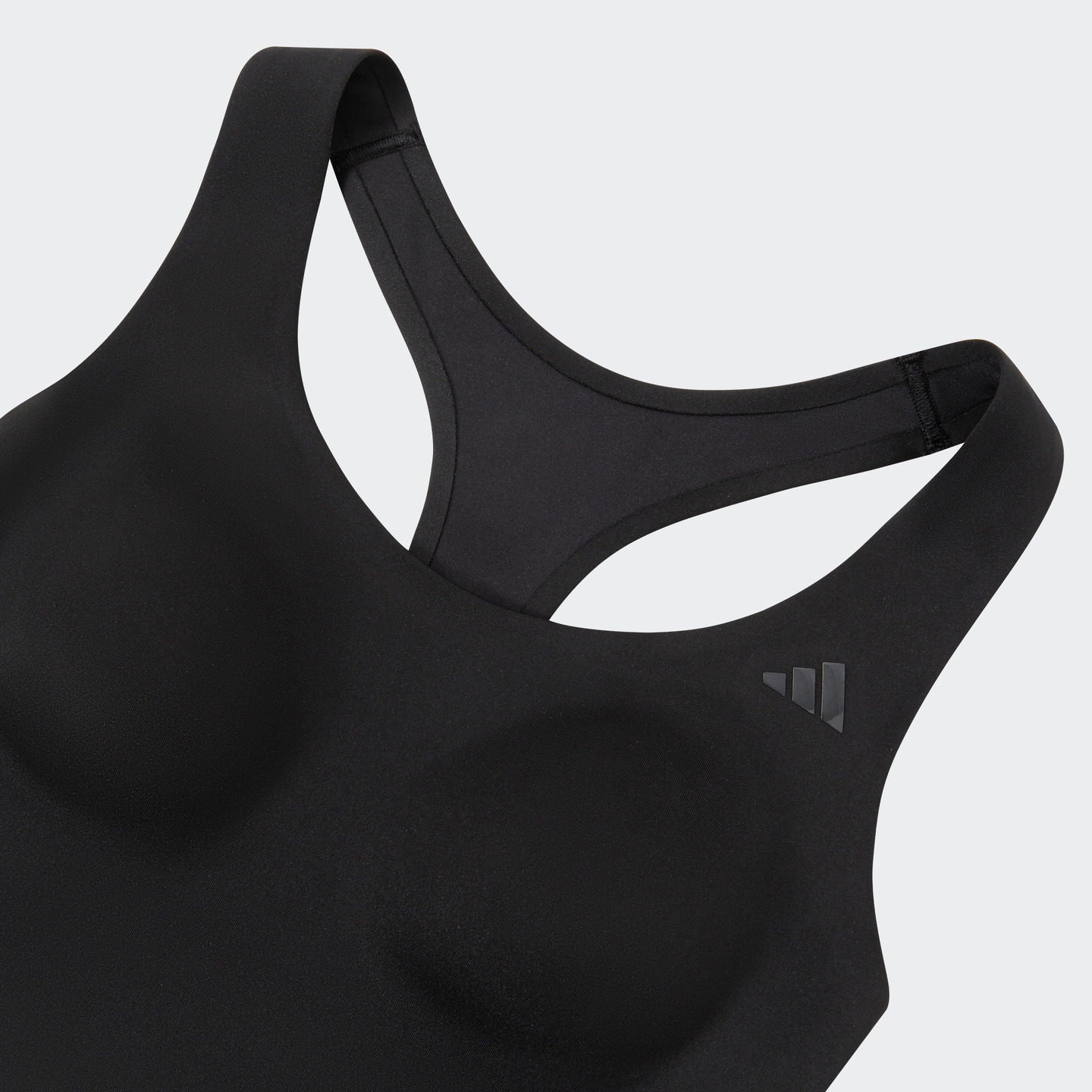 速干低强度裸感瑜伽普拉提背心一体式胸垫美背adidas阿迪达斯