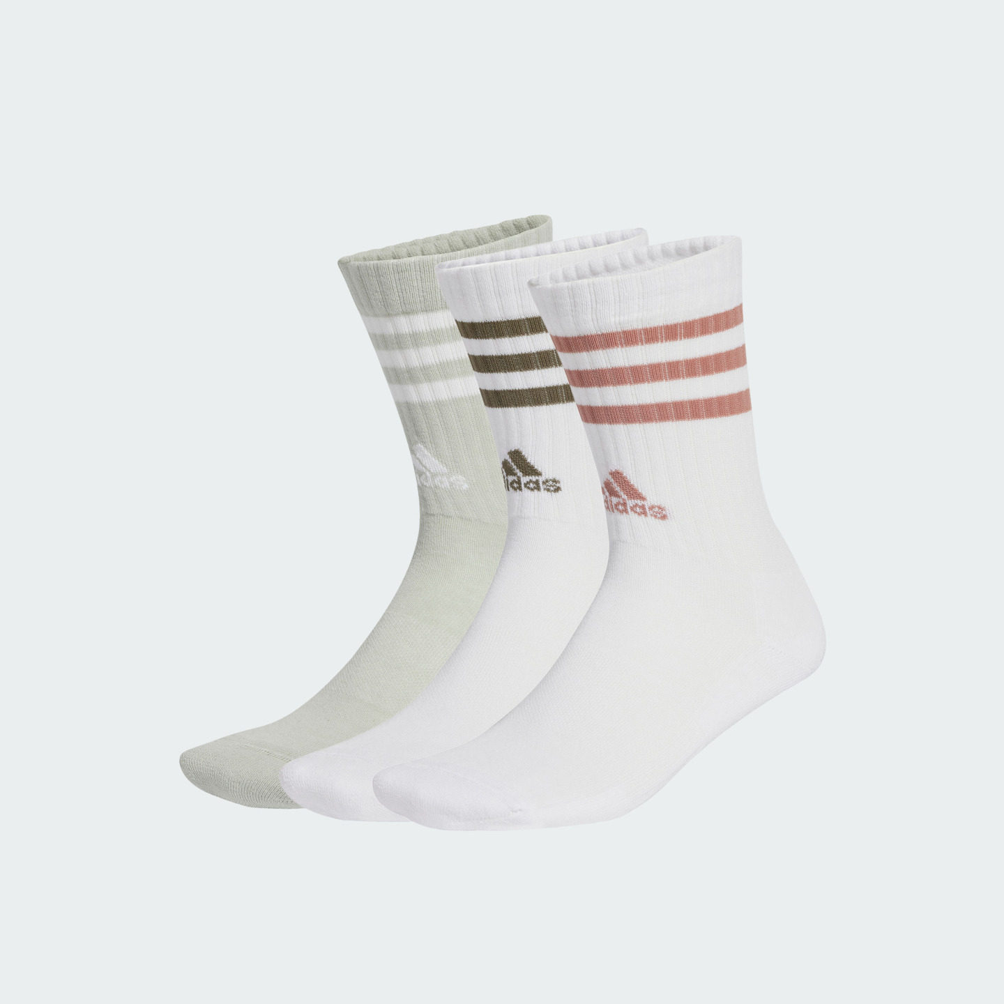 三双装经典三条纹舒适袜子男女adidas阿迪达斯官方JG5854
