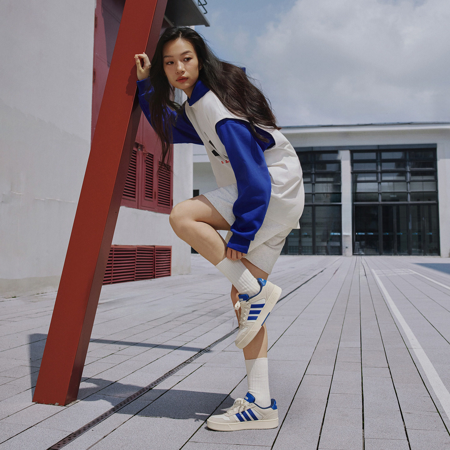 「小锯齿」D-PAD CLASSIC美高风篮球风板鞋男女adidas阿迪达斯