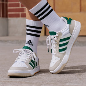 ENTRAP美式校园风运动鞋少年感复古篮球风板鞋男女adidas阿迪达斯