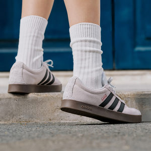 「T头鞋」VL COURT复古休闲板鞋德训鞋男女adidas阿迪达斯轻运动