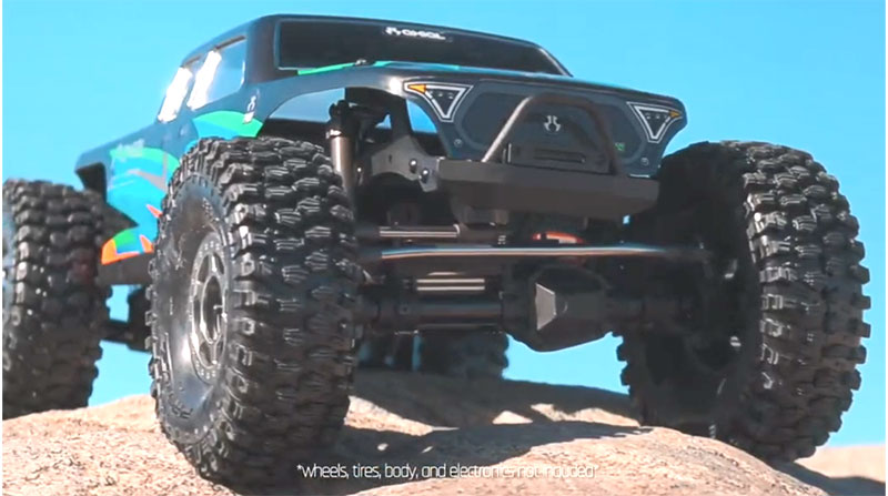 Axial SCX10 PRO 1/10 KIT车架版 遥控电动四驱攀爬车 AXI03028 - 图2