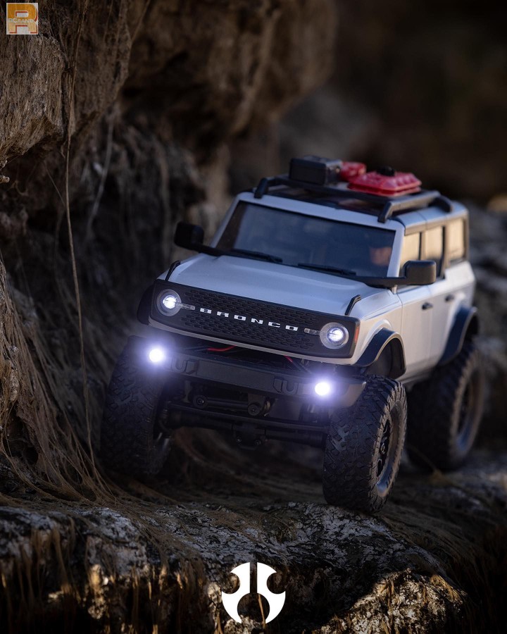 Axial SCX24硬壳遥控电动攀爬车1/24福特烈马Ford Bronco RTR包邮 - 图0