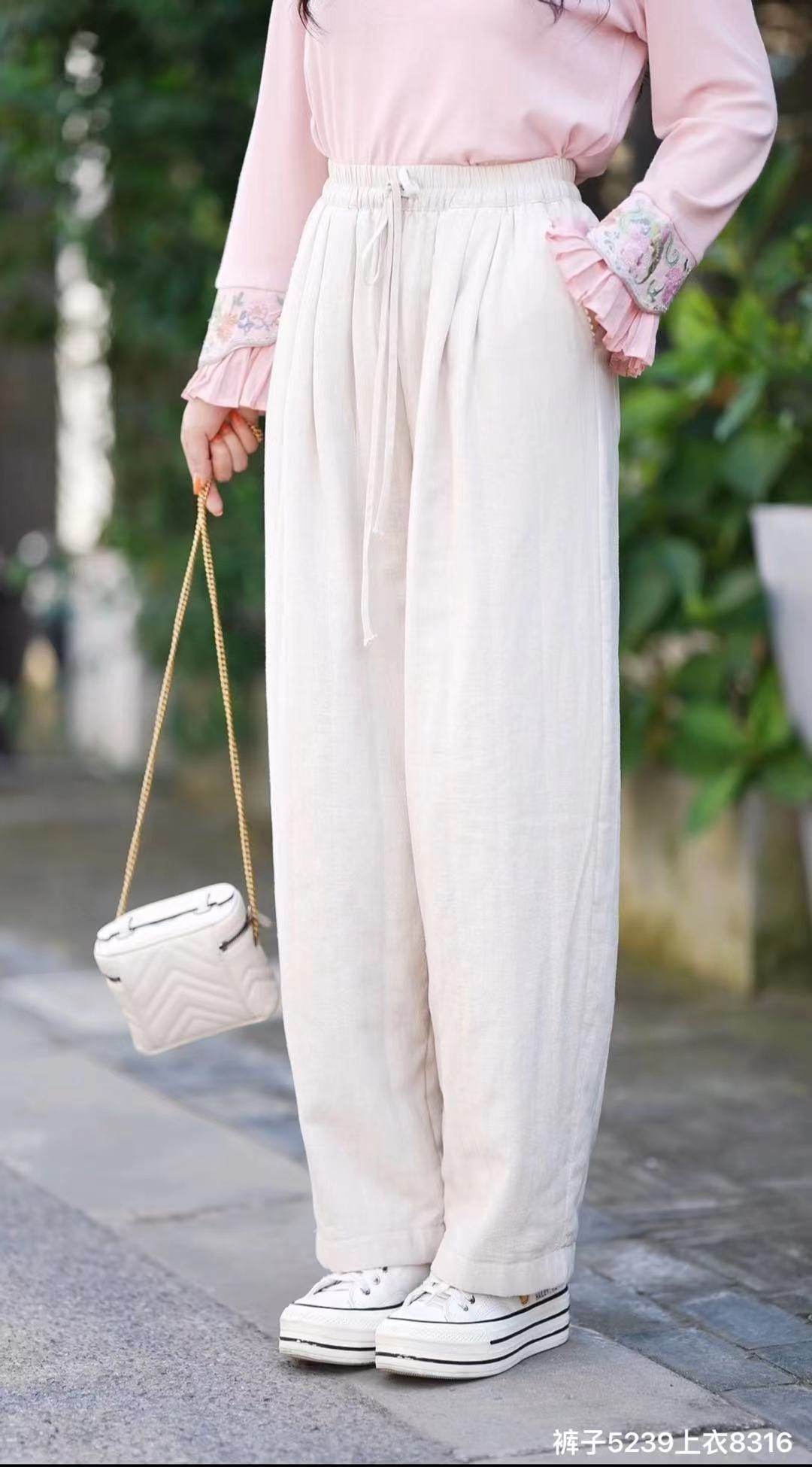 2025新款砂洗苎麻天丝绗线夹棉加厚秋冬休闲裤Y231102MK6,淘宝优惠券,粉丝福利购,淘宝优惠卷