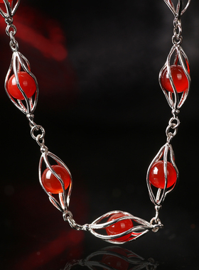 诗美琪女925银民族风本命年手链