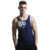 Vest nam mùa hè thể thao vest rộng vai áo len lưới lưới mồ hôi vest nam vest nam - Áo vest cotton Áo vest cotton