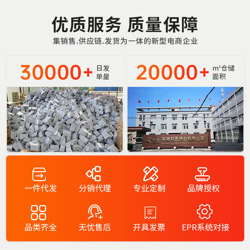 清风原木纯品无芯卷纸代发75g卫生纸4层10卷商用手纸厕纸草纸,淘宝优惠券,粉丝福利购,淘宝优惠卷