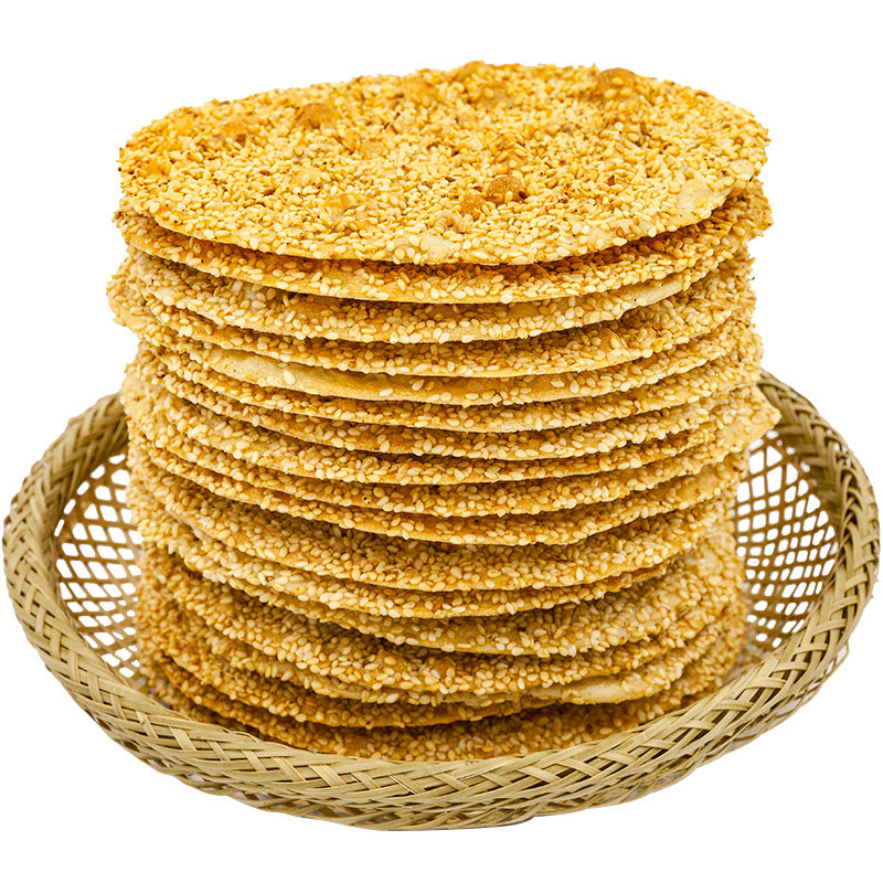 山东特产淄博周村美食香酥烧饼手工制作芝麻饼薄饼孕妇办公室零食,淘宝优惠券,粉丝福利购,淘宝优惠卷