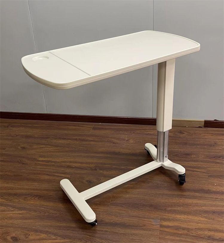 医院病床餐桌车养老院护理多功能升降餐桌一体移动带轮ABS床边桌 - 图2