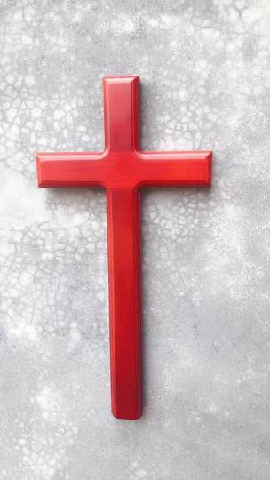 Home accessories wall hanging solid wood cross for living room home use