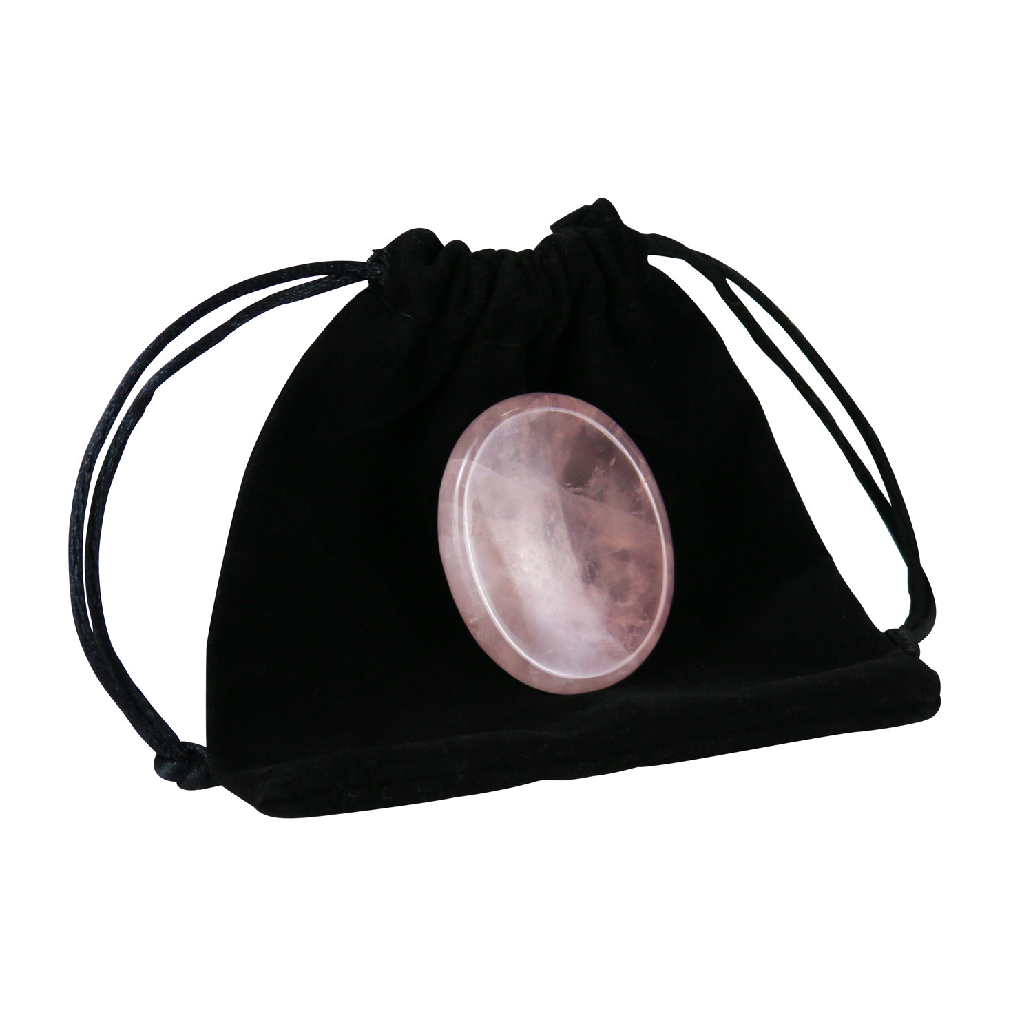 掌心石按压解压冥想天然粉水晶原石拇指手把件椭圆玫瑰水晶摆件,淘宝优惠券,粉丝福利购,淘宝优惠卷