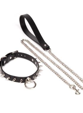 Puppy真皮项圈铆钉牛皮小狗choker颈圈女m颈饰品定制可刻字k9脖圈