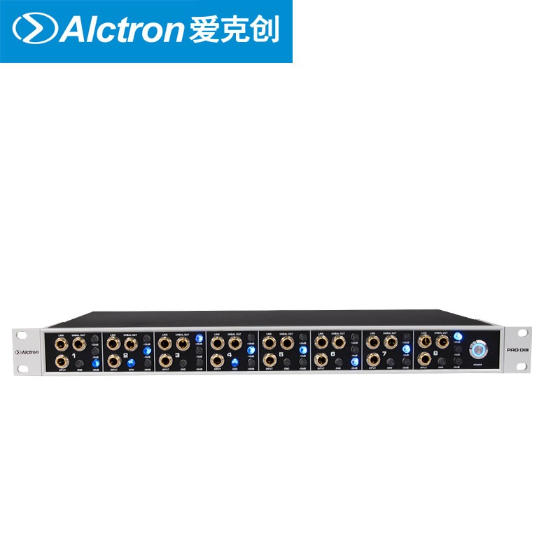 Alctron/爱克创 PRO DI8专业现场舞台八通道DI盒有源阻抗转换器-图3