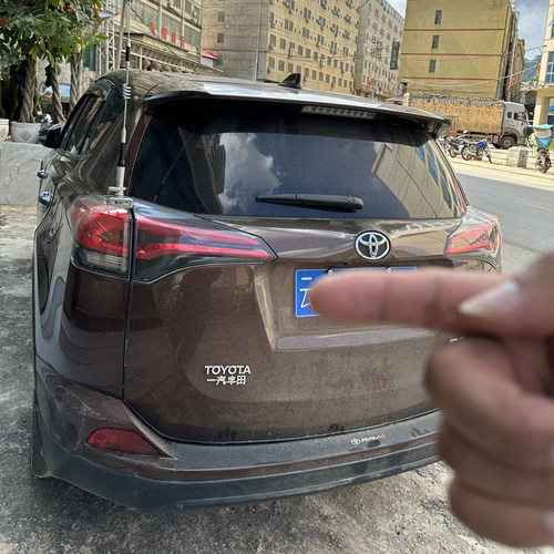 适用丰田荣放及背包款RAV4专用车载电台对讲机天线防盗支架卡夹边 - 图1