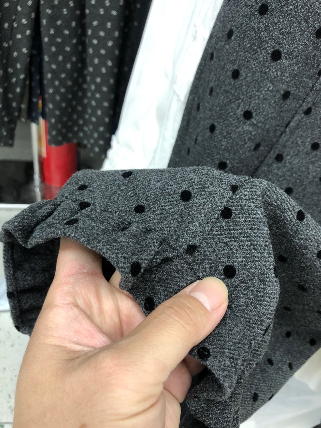 九分裤束脚花苞波点羊毛呢裤子女2025秋冬韩系宽松百搭显瘦阔腿裤,淘宝优惠券,粉丝福利购,淘宝优惠卷