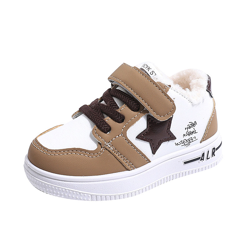 冬季儿童棉鞋保暖运动鞋男童女小童防水皮面加绒加厚板鞋宝宝鞋子,淘宝优惠券,粉丝福利购,淘宝优惠卷