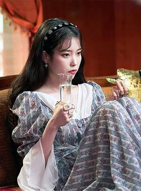 德鲁纳酒店同款张满月巴洛克发饰